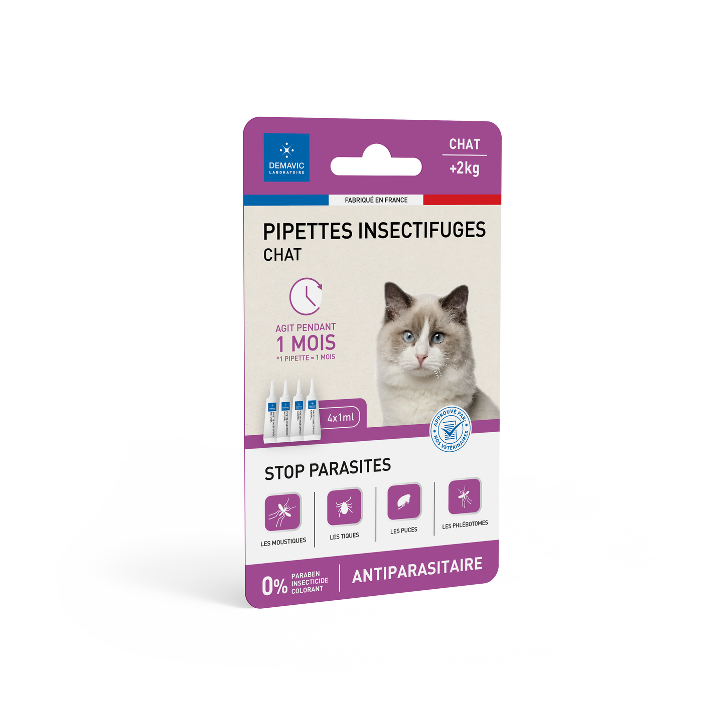 Pipettes Insectifuges Chats