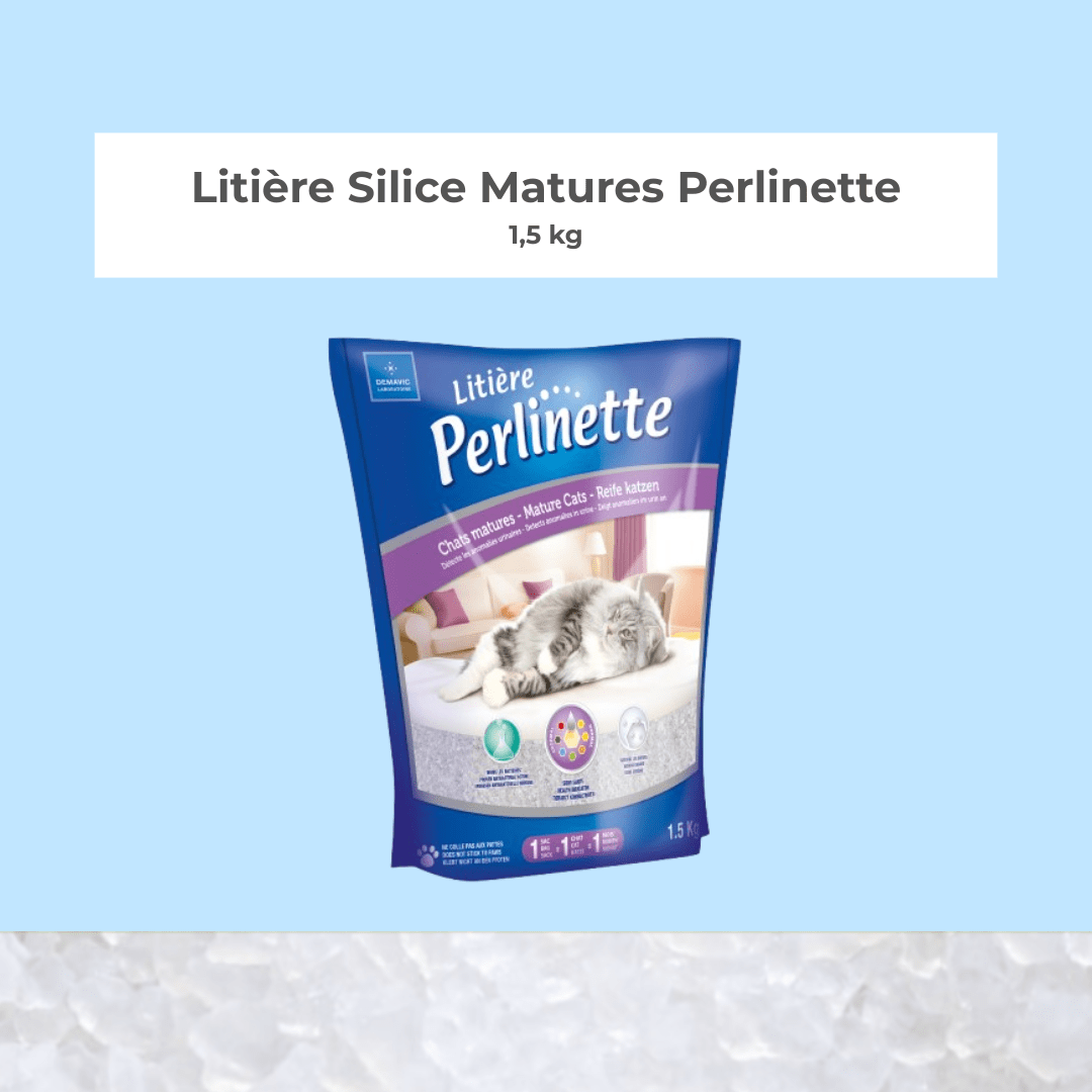 Litière Perlinette chat mature* - Sac 1,5kg