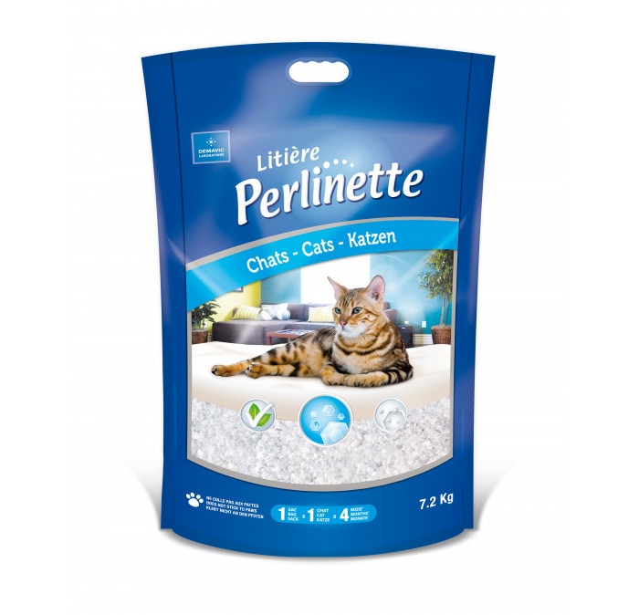 Litière Perlinette - Chats - 7,2kg