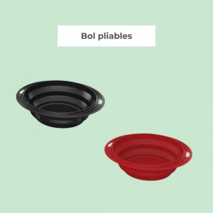 Grand bol pliable