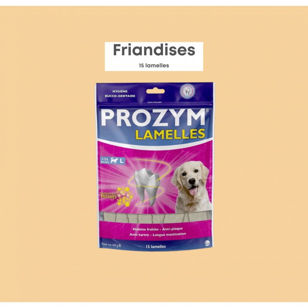 PROZYM LAMELLES L (plus de 25 KG) - 15 lamelles