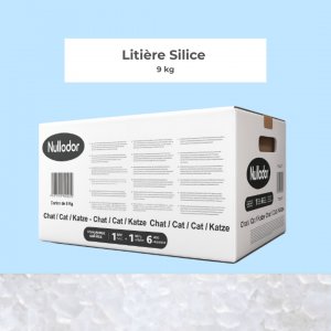 Litière Nullodor Silice 9 kg*