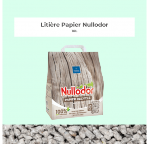Litière Papier Nullodor - 10L