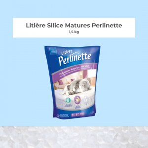 Litière Perlinette chat mature* - Sac 1,5kg