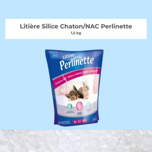 Litière Silice Chaton/NAC Perlinette 1,5kg*