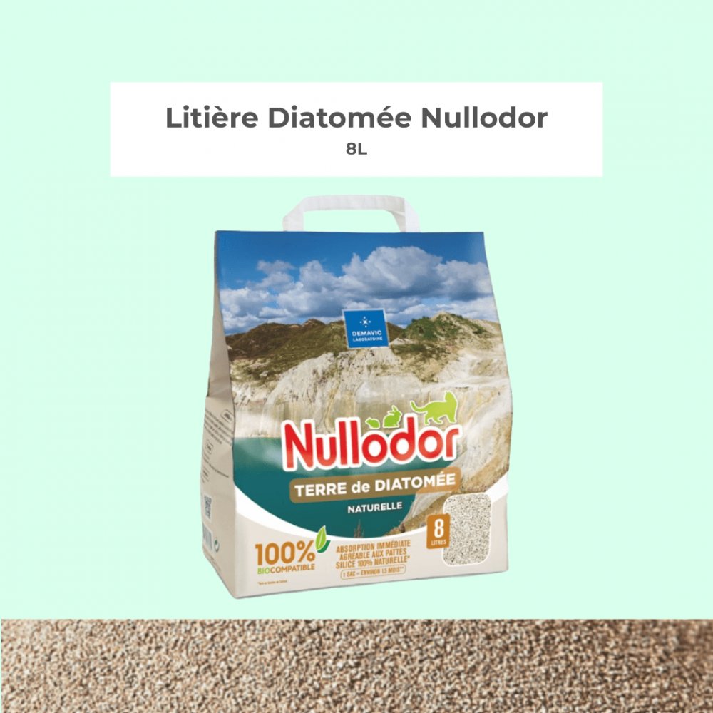 Litière Diatomée Nullodor 8L*