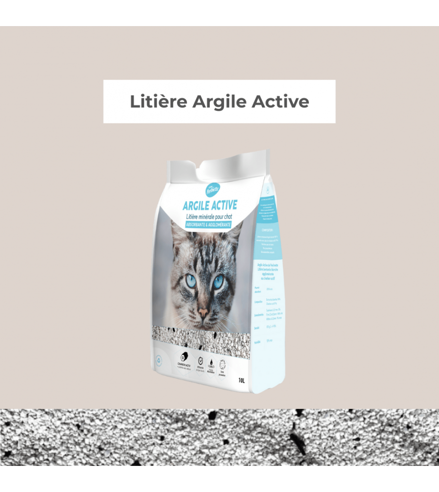 Litière Argile Active Perlinette - 10L