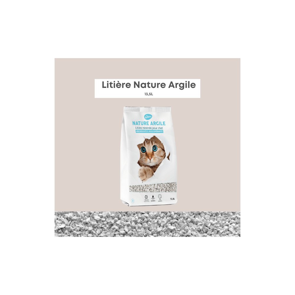 Litière Nature Argile Perlinette - 13,5L
