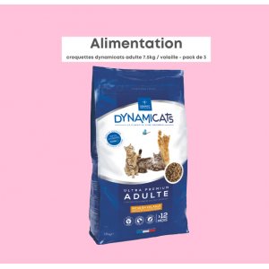Dynamicats Adulte Volaille 7.5kg - Pack de 2*