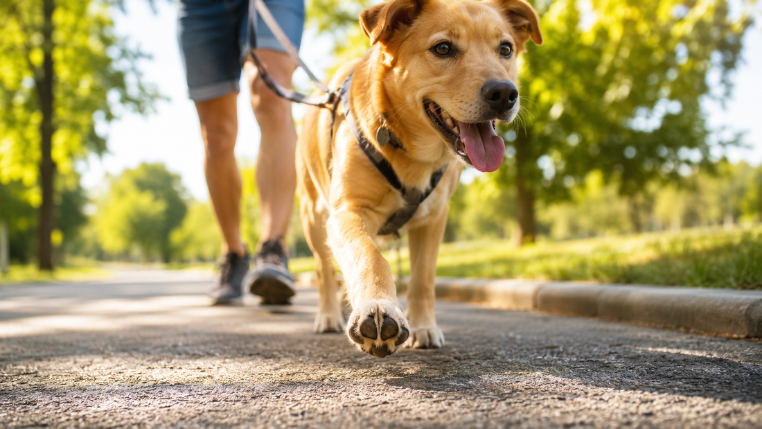 Coussinets du chien en été : comment éviter les brûlures sur le bitume ?
