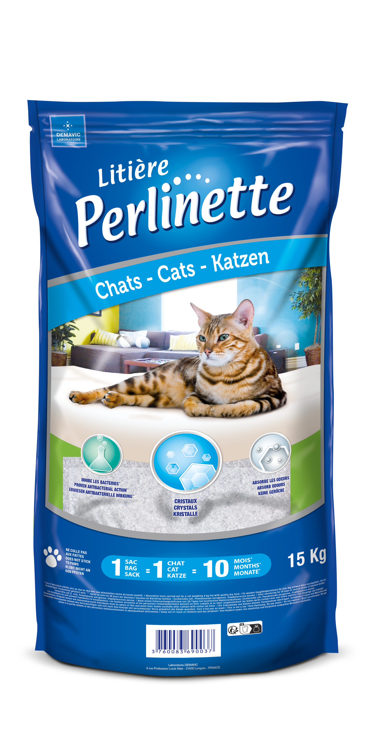 Litière Silice Perlinette
