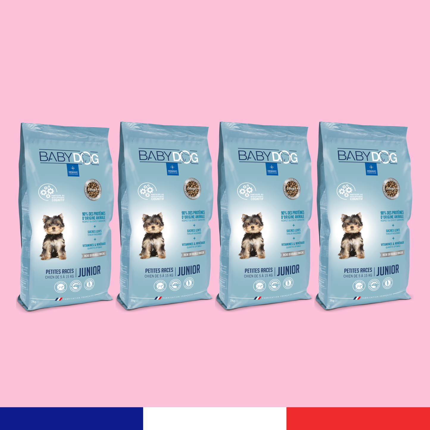 Babydog Petites Races x4