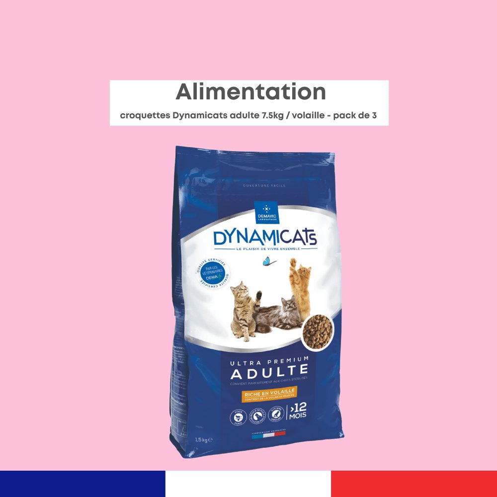 Dynamicats Adulte Volaille - 2 x 7.5kg