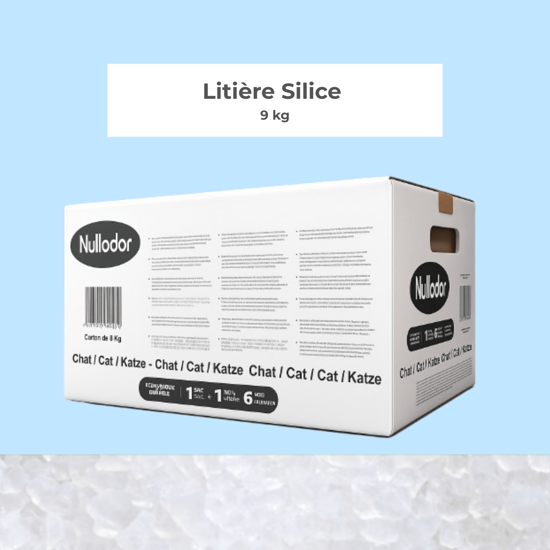 Litière Nullodor Silice 9 kg*