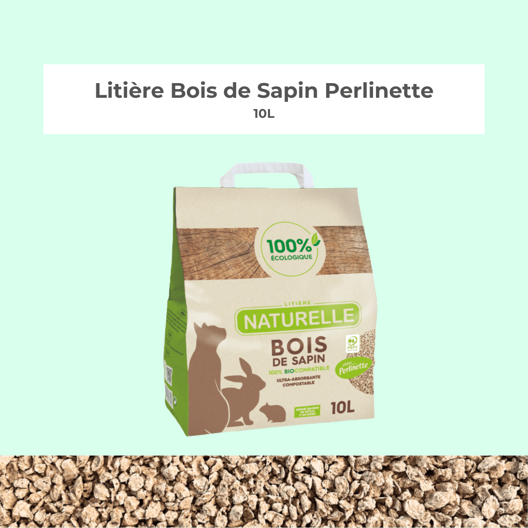 Litière Bois De Sapin Perlinette 10L