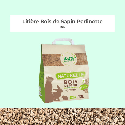 Litière Bois De Sapin Perlinette 10L