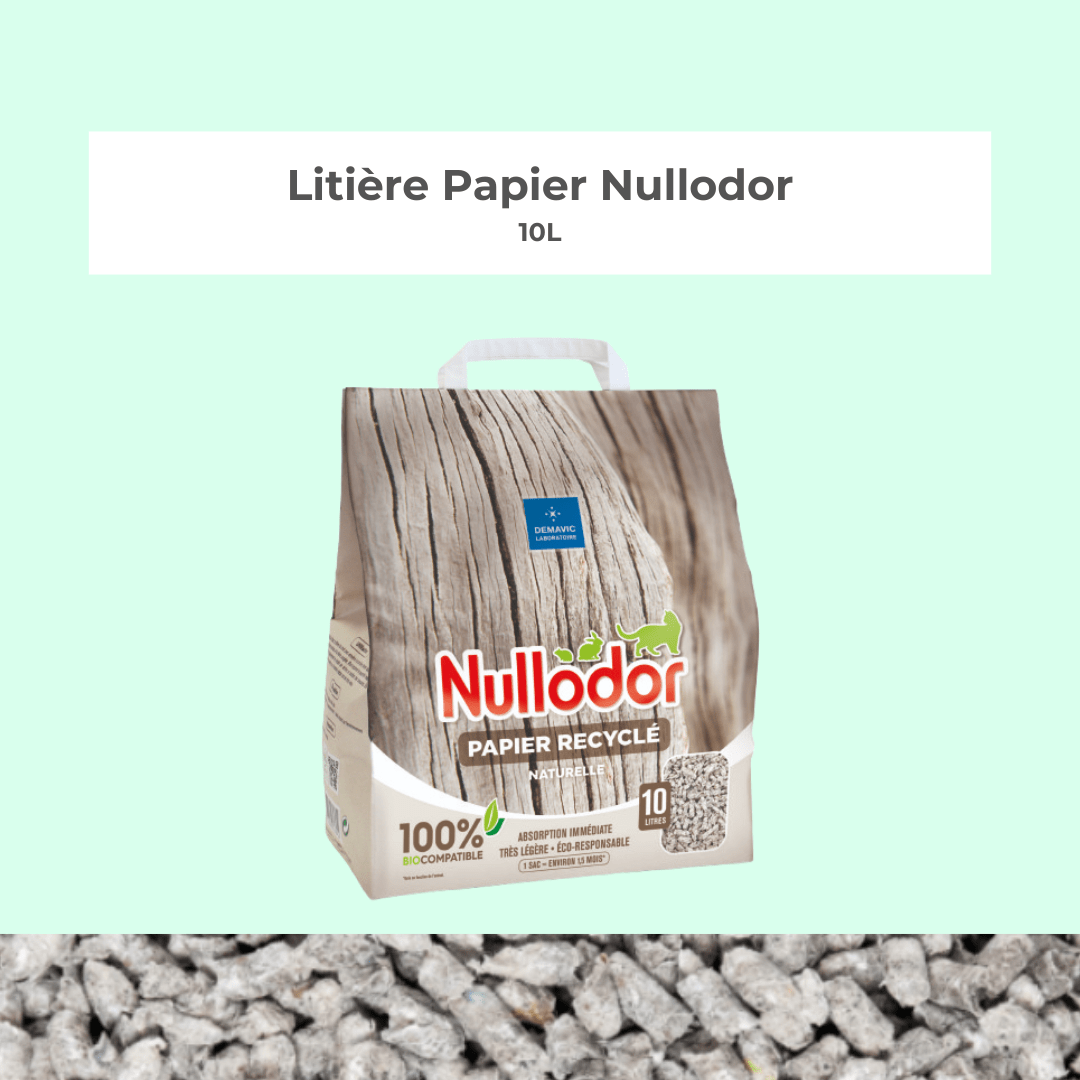 Litière Papier Nullodor - 10L
