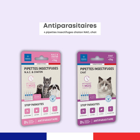 Pipettes Insectifuges Chats