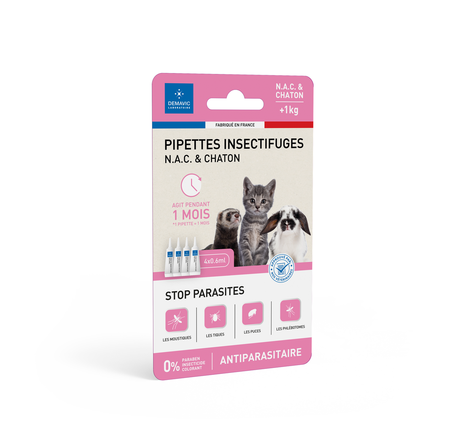 Pipettes Insectifuges Chats