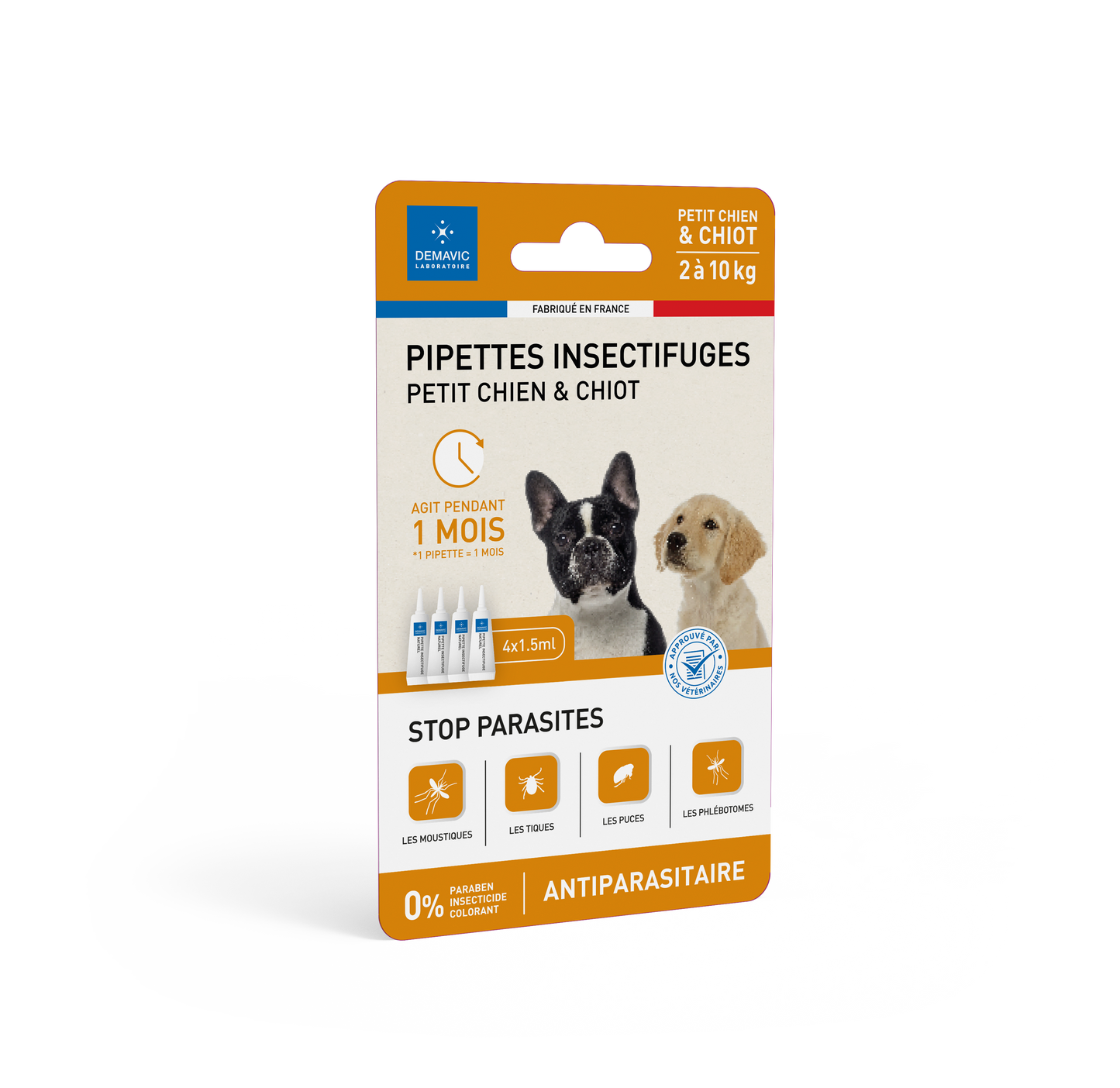 Pipettes Insectifuges Chiens