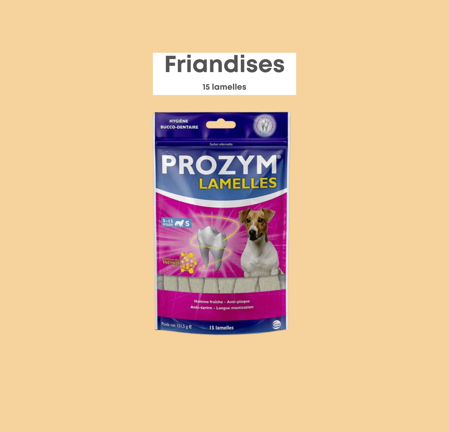 PROZYM LAMELLES S (5-15KG)  sachet de 15