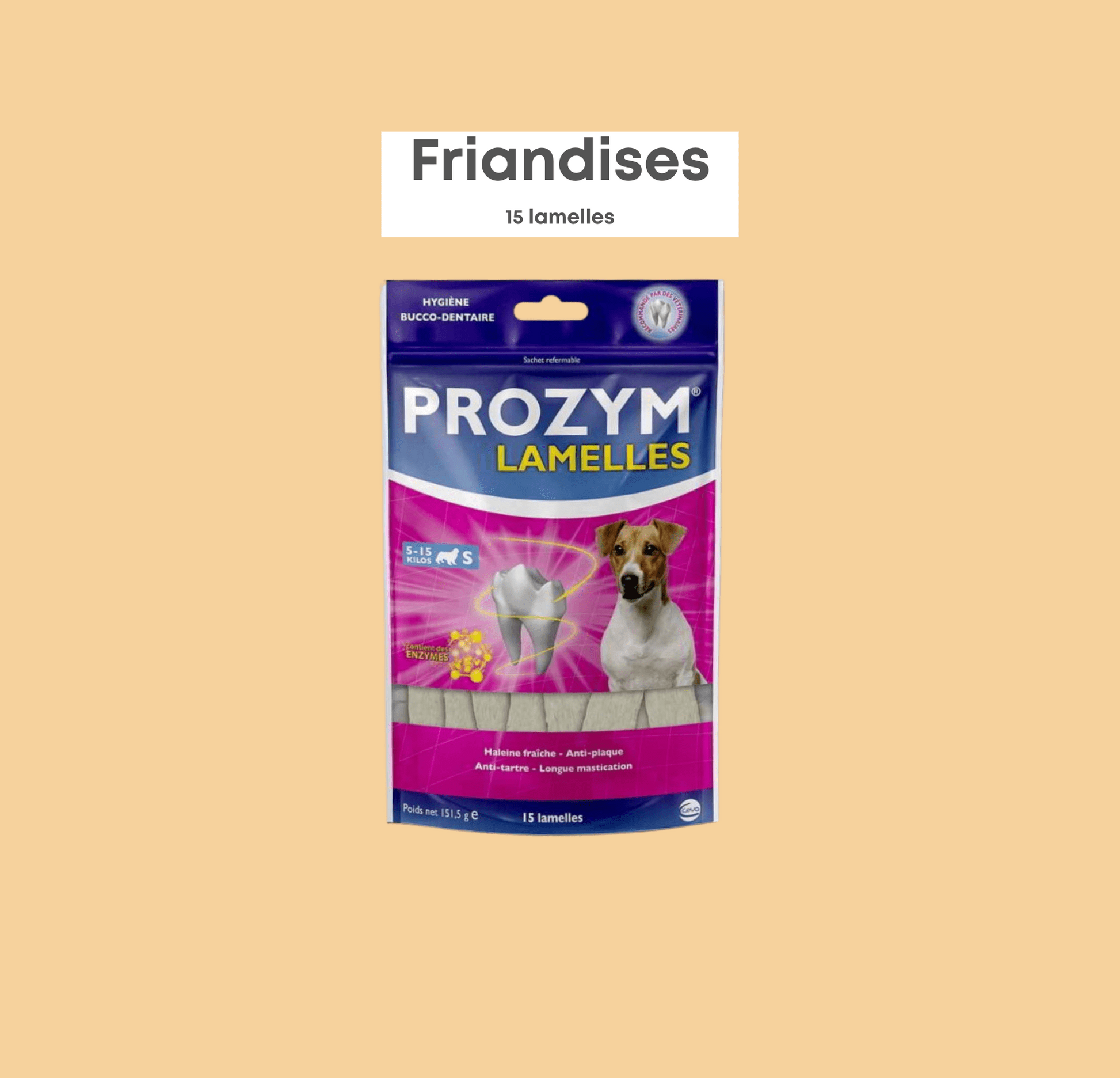 PROZYM LAMELLES S (5-15KG)  sachet de 15