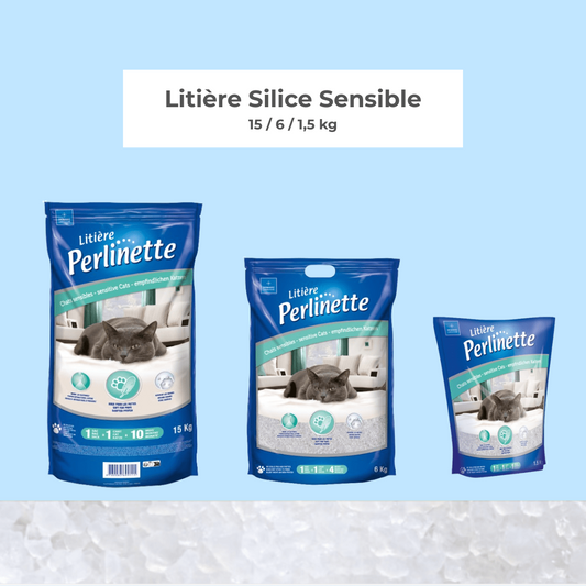 Litière Silice Sensible Perlinette*