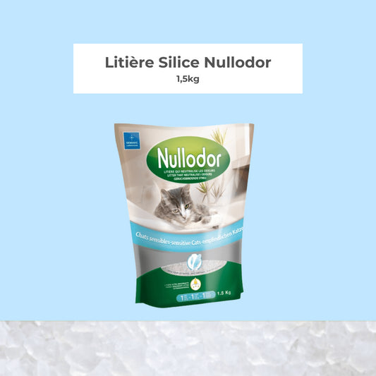 Litière Silice Sensible Nullodor 1,5kg*