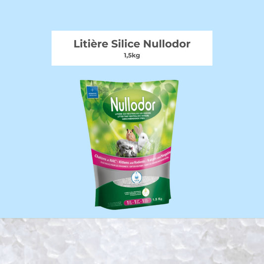 Litière Silice NAC Nullodor 1,5kg